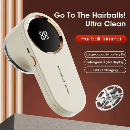 Revitalize Your Wardrobe with the Ultimate LED Digital Lint Remover - USB Rechargeable Fabric Shaver for Effortless Cleaning